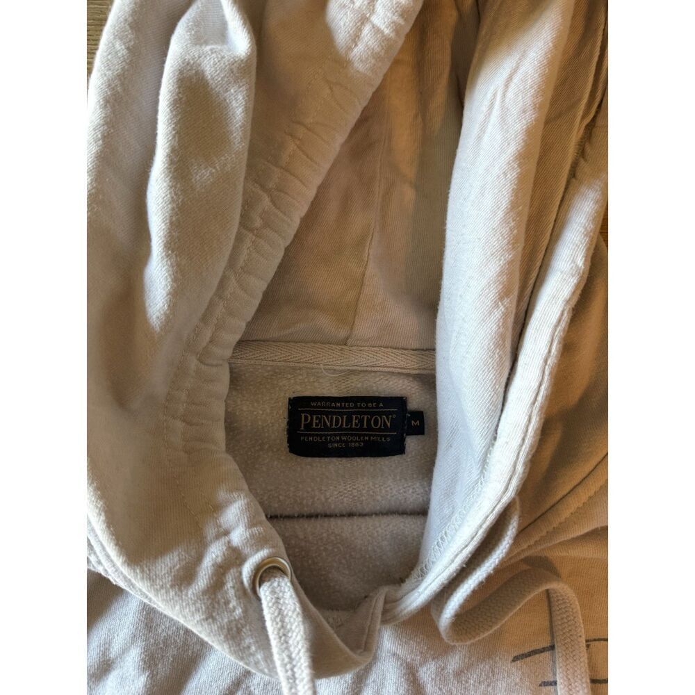 Pendleton Mens White Graphic Pullover Sweatshirt … - image 3